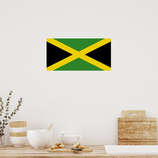 Jamaica vlag poster (Keuken)
