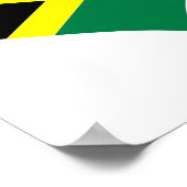 Jamaica vlag poster (Hoek)
