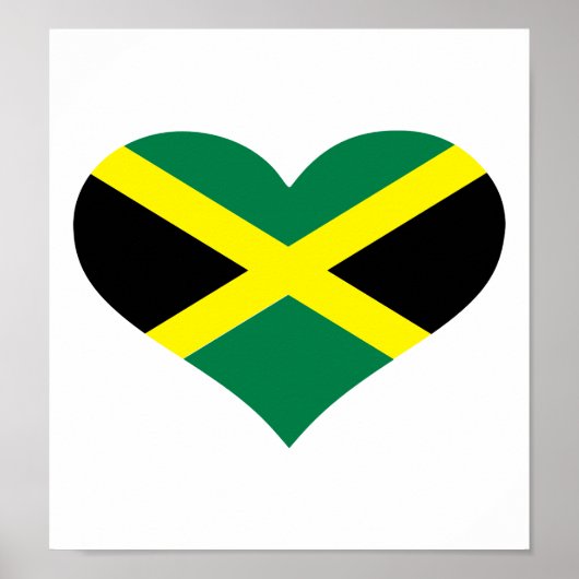Jamaica vlag poster (Voorkant)