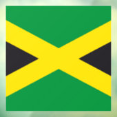 Jamaica vlag raamsticker (Vel 3)