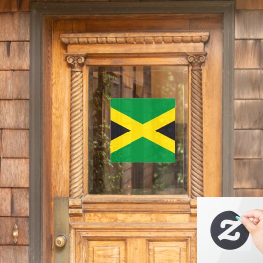 Jamaica vlag raamsticker (Huis Deur)