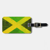 jamaica - vlag - reggae - wortels bagagelabel (Voorkant horizontaal)