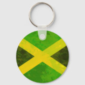 jamaica - vlag - reggae - wortels sleutelhanger (Voorkant)