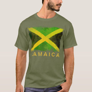 jamaica - vlag - reggae - wortels t-shirt