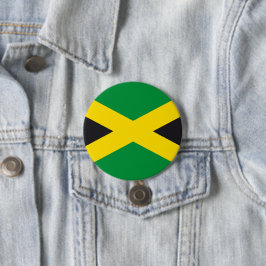 Jamaica vlag ronde button 7,6 cm