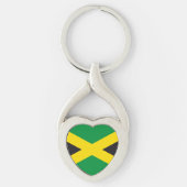 Jamaica vlag sleutelhanger (Voorkant)