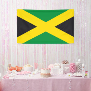 Jamaica vlag spandoek