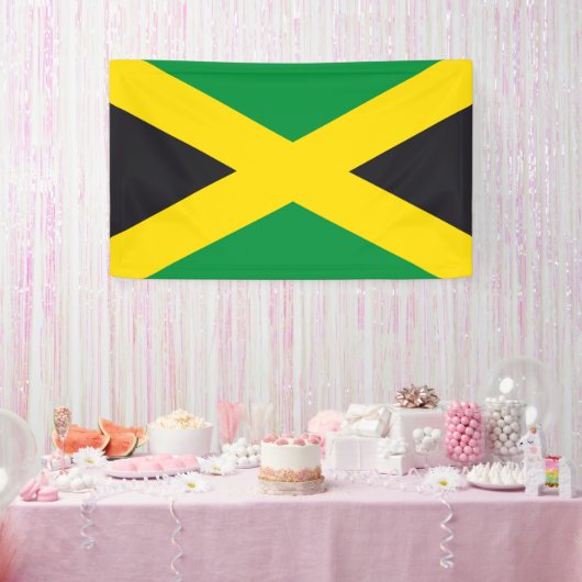 Jamaica vlag spandoek (Feest)