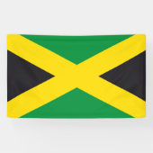 Jamaica vlag spandoek (Horizontaal)