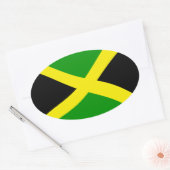 Jamaica Vlag Sticker (Envelop)