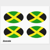 Jamaica Vlag Sticker (Vel)