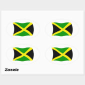 Jamaica Vlag Sticker (Vel)