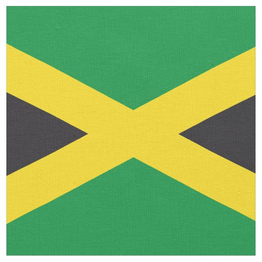 Jamaica vlag stof (Close Up)