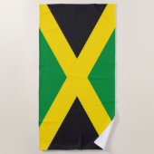 Jamaica vlag strandlaken (Voorkant)
