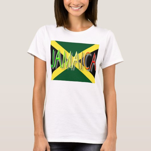 Jamaica vlag t-shirts (Voorkant)