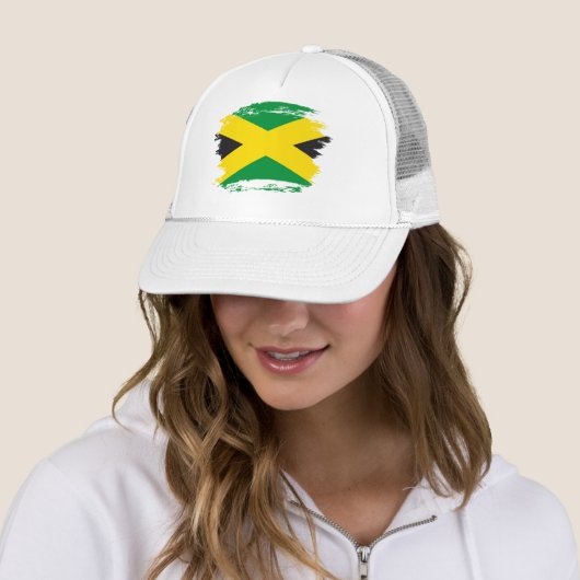 Jamaica vlag trucker pet (In situ)