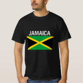 Jamaica, vlag van Jamaica T-shirt (Voorkant)