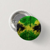 Jamaica vlag verf 2 ronde button 3,2 cm (Voorkant /achterkant)