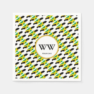 JAMAICA Vlag Viering Verjaardag Erfgoedfeest Servet