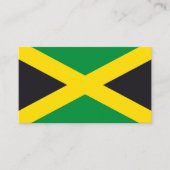 Jamaica vlag visitekaartje (Voorkant)