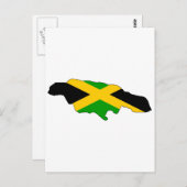 Jamaica-vlaggenkaart Briefkaart (Voorkant / Achterkant)