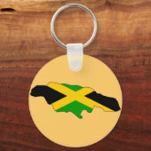Jamaica-vlaggenkaart Sleutelhanger (Voorkant)