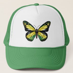 Jamaica vlinder monarch vlag trucker pet