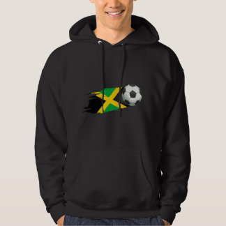 Jamaica Voetbal Bal Jamaica Vlag Jersey - Jamaicaa Hoodie