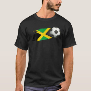 Jamaica Voetbal Jamaica Flag Jersey - Jamaicaan T-shirt