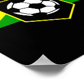 Jamaica Voetbal Kind Poster (Hoek)