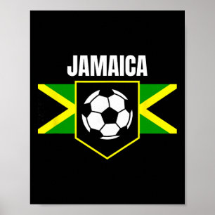 Jamaica Voetbal Kind  Poster
