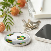 Jamaica Voetbal Sleutelhanger (Zijkant)