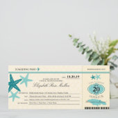 Jamaica Vrijgezellenfeest Boarding Pass Kaart (Staand voorkant)