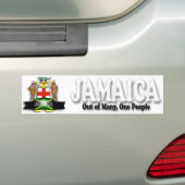 Jamaica wapenstilstand Bumpersticker (Op auto)