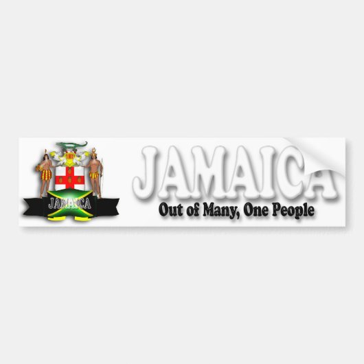 Jamaica wapenstilstand Bumpersticker (Voorkant)