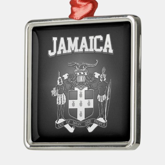 Jamaica wapenstilstand metalen ornament (Links)