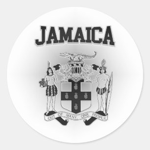 Jamaica wapenstilstand ronde sticker