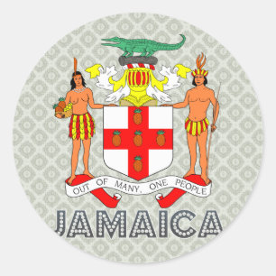 Jamaica wapenstilstand ronde sticker