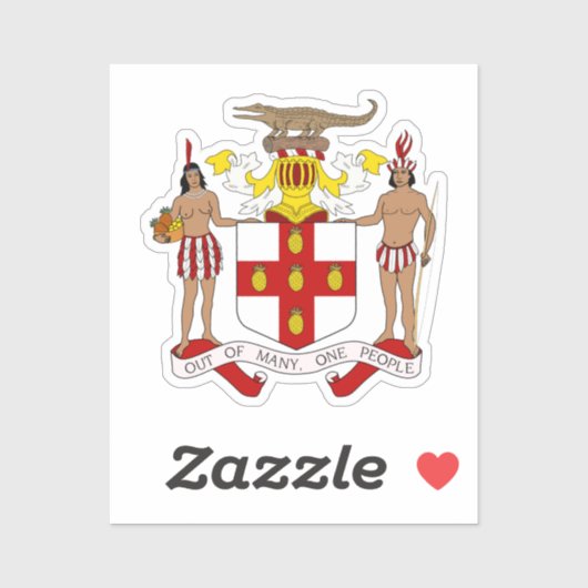 Jamaica wapenstilstand sticker (Vel)