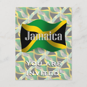 Jamaica Waving Flag Kaart