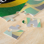 Jamaica Waving Flag Legpuzzel (Zijkant)
