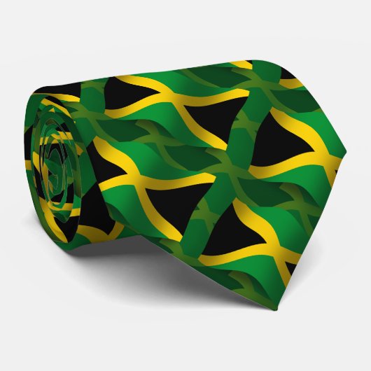 Jamaica Waving Flag Stropdas (Opgerold)