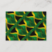 Jamaica Waving Flag Visitekaartje (Achterkant)
