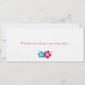 Jamaica Wedding Boarding Pass Kaart (Achterkant)