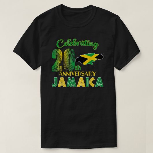 Jamaica Wedding Honeymoon 10e 50e 25e Anniversa T-shirt (Design voorkant)