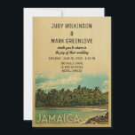 Jamaica Wedding Invitation  Middeleeuwen Kaart<br><div class="desc">Een unieke  Jamaica trouwuitnodiging met tonnen middeleeuwse charme. Viel je Jamaica-bruiloft met deze coole Jamaica-uitnodiging.</div>