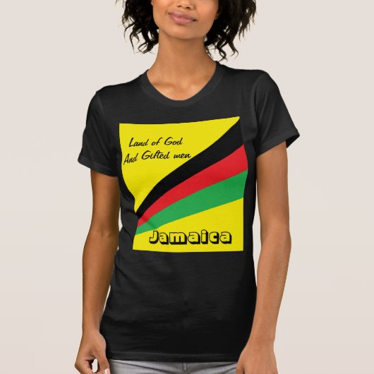 Jamaica womens pride t-shirts (Voorkant)