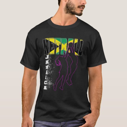 Jamaica World Team Netball T-shirt (Voorkant)
