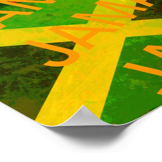 Jamaica-wortel Poster (Hoek)