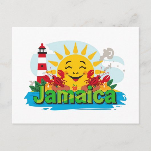 Jamaica ya mon  briefkaart (Voorkant)
